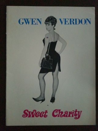 Sweet Charity Gwen Verdon Broadway Program