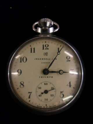 Ingersoll Triumph Pocket Watch Spares And Repairs (restoration)