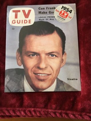 Retro Tv Guide 1954 Classic Reissue Fran Sinatra Cover Shrinkwrapped
