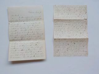 Civil War Letter 1863 Mark Low Bred Rebel York & Erie Railroad Wellsville Nr