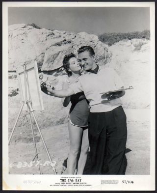 Valerie French Sci - Fi The 27th Day 1957 Vintage Photo Busty Leggy Cheesecake