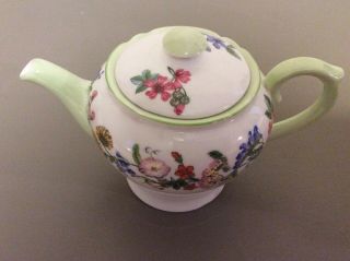 Shelley 2 Cup Hedgerow Richmond Teapot 13492 - Green Trim