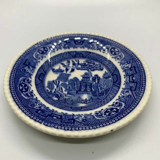 Vintage Blue Willow Saucer Trinket Dish Solian Ware