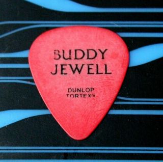 Buddy Jewell // Custom Tour Guitar Pick // Red/black Clint Black Miranda Lambert