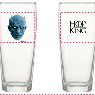 The Hop King - 16 oz Willi Glass - Night King - Game of Thrones GoT - Craft Beer 3