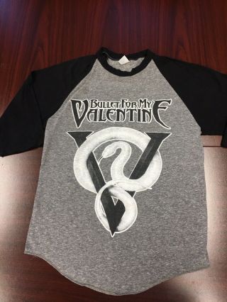 Bullet For My Valentine Tour Venom 2016 Baseball Style Jersey Size Small
