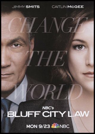 Bluff City Law 1 - Page Clipping Ad 2019 Nbc Tv Series - Jimmy Smits Caitlin Mcgee