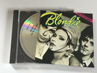 Blondie Eat To The Beat Cd Album (signed Autographed) By Debbie Harry