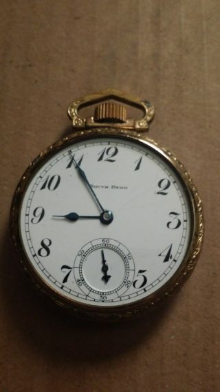 Antique 1922 South Bend 17 Jewels Pocket Watch