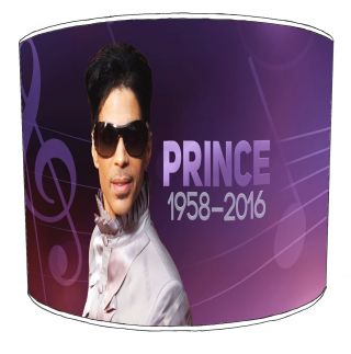 Prince Lampshades Ideal To Match Prince Purple Rain Albums & Prince Memorabilia 2