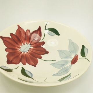Blue Ridge Handpainted Underglaze Southern Potteries Floral Serving Bowl