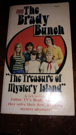 Vintage The Brady Bunch Book Treasure Of Mystery Island 1972