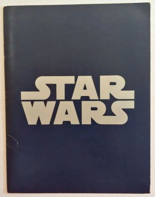 Star Wars Cast And Crew Premiere Program 1977