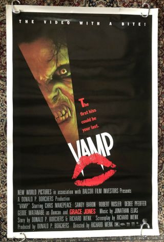 Vamp Vintage 1 Sheet Poster Grace Jones 1986