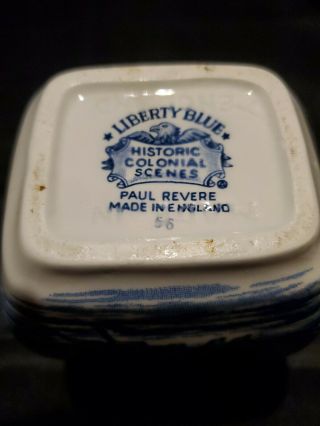 Liberty Blue by Staffordshire 8oz Creamer 