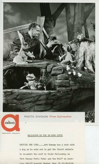 Art Carney Meets Peter And The Wolf 1962 Abc Tv Photo