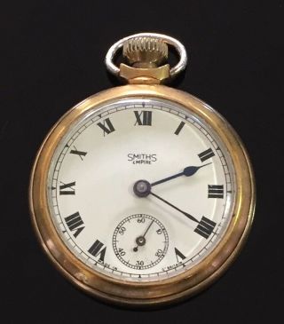 Vintage Smiths Empire Pocket Watch Made In Great Britain