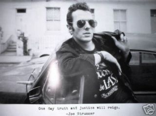 Joe Strummer The Clash Limited Edition Promo Print Poster