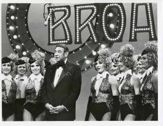 Howard Cosell Showgirls Saturday Night With Howard Cosell 1975 Abc Tv Photo