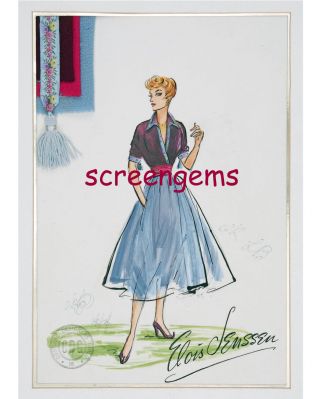 I Love Lucy Lucille Ball Rare Photo Costume Design By Elois Jenssen Tv