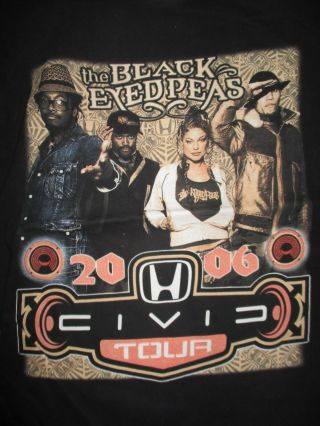 2006 The Black Eyed Peas " Civic " Concert Tour (sm) T - Shirt