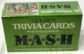 1984 Golden Mash Trivia Cards
