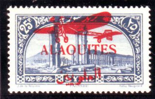 Alaouites,  Syria,  Syrie,  Syrien,  Avion Stamp,  Very Scarce Mnh