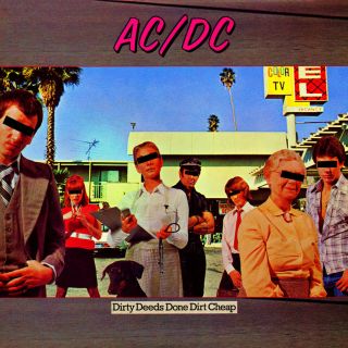 Album Covers - Ac - Dc - Dirty Deeds Done Dirt (1976) Cover Poster 24 " X 24 "