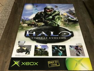Xbox Halo Promo Poster 22 " X 28 "