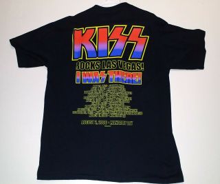 Kiss Band Farewell Tour 2000 I Was There Las Vegas Concert T - Shirt Xl Unworn