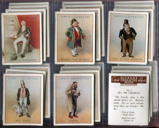 Tobacco Card Set,  Cope Bros,  Dickens Character Series,  Artful Dodger Etc,  1939