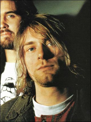 Nirvana Kurt Cobain Krist Novoselic 8 X 11 Color Pin - Up Photo