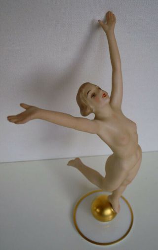 Art Deco Hutschenreuther - Rosenthal Figurine Nude Girl Sun Child K.  Tutter 1st Cho