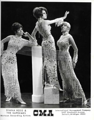 Supremes Diana Ross 1960s Kriegsmann Cma Photo Motown Mary Cindy