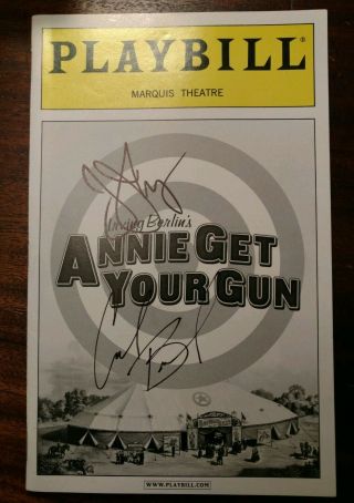 Annie Get Your Gun Signed Playbill 5327