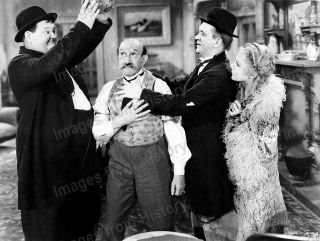 8x10 Print Laurel And Hardy James Finlayson Sharon Lynn Way Out West 1937 Wow