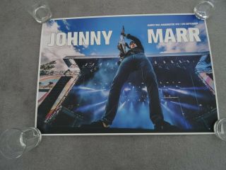 Johnny Marr The Smiths Albert Hall Manchester Rare Poster 04/09/2019 Comet