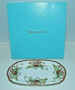 Tiffany & Co Tiffany Holiday 12 " Serving Platter Seasonal Chirstmas