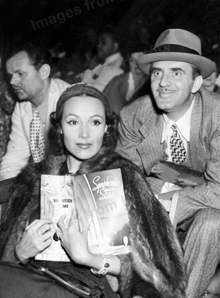 8x10 Print Dolores Del Rio Candid Social Event Pictured With ? 2353