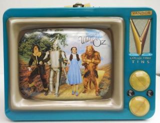 Wizard Of Oz Best Friends Tv Tin Tote,  Curly Antenna Handle,  Vandor Item 71069