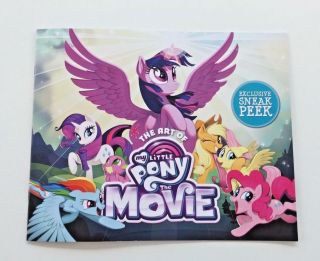 The Art Of My Little Pony The Movie Promo Sneak Peek Book Sdcc 2017