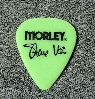 Steve Vai // Concert Tour Guitar Pick // Morley Highlighter Yellow Whitesnake