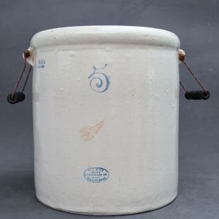 5 Gallon Red Wing Stoneware Crock With Handles