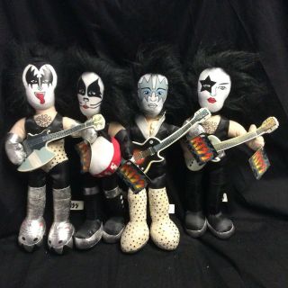 Kiss Doll Plush Toy Complete Set With Tags 2002 Figures Dolls