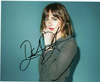 Autographed Dakota Johnson Signed 8 X 10 Photo
