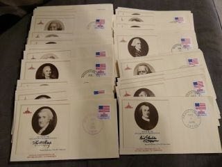 Signers Of Declaration Of Independence,  56 Covers Philadelphia 76 Comm - Fleetwood