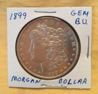 1899 - P Morgan Silver Dollar Uncirculated Key Date Low Mintage
