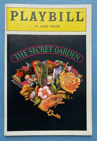 The Secret Garden Playbill (1991) Daisy Eagan,  John Cameron Mitchell,  Patinkin