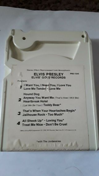 Elvis Presley - Elvis ' Gold Records - 8 TRACK TAPE 2