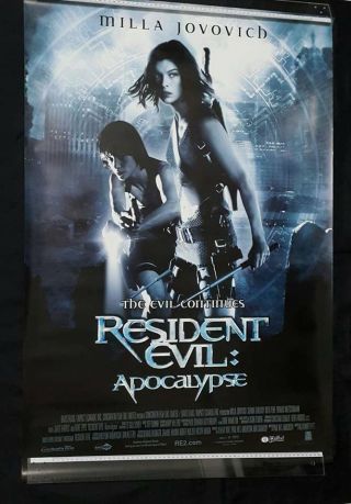 Resident Evil Apocalypse Ds Double Sided Movie Poster Intl Thailand